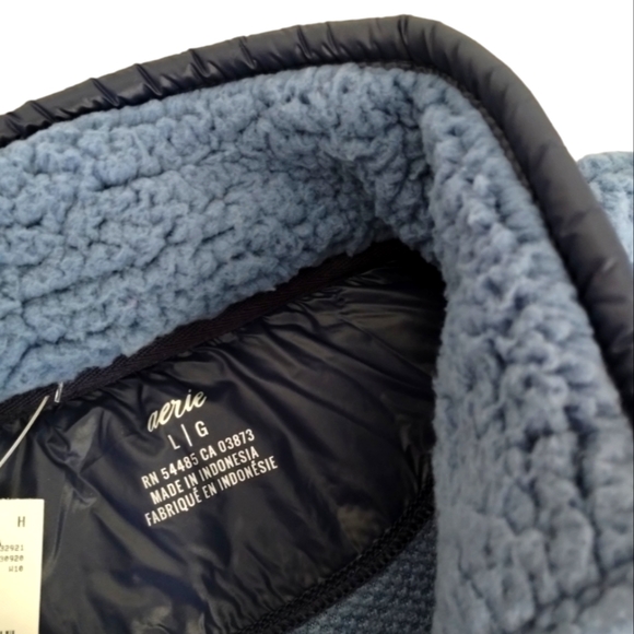 Aerie Fluffy Sherpa Quarter Zip Sweatshirt - Picture 12 of 16